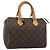 LOUIS VUITTON Borsa Monogram Speedy 25 M41528 LV Auth 186090A Monogramma
