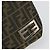 Borsa Tote FENDI Zucca Canvas Nero Marrone Auth 185908 - vista 17