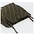 Borsa Tote FENDI Zucca Canvas Nero Marrone Auth 185908 - vista 6