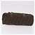 Bolso de Mano FENDI Zucca Canvas Negro Marrón Auténtico 186332 Castaño - vista 5