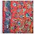 Hermès HERMES Carré 90 Sciarpa "fantaisies indiennes" Seta Rossa Auth 186543 Rosso - vista 5