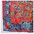 Hermès HERMES Carré 90 Sciarpa "fantaisies indiennes" Seta Rossa Auth 186543 Rosso - vista 8