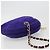 CHANEL Borsa a mano Matelasse con catena in scamosciato viola e oro CC Auth 185540A D'oro Porpora - vista 6