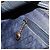 Mochila GUCCI Bamboo de ante azul marino y oro 003 2058 0016 Auth 183957 Dorado - vista 26