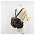 Mochila GUCCI Bamboo de ante azul marino y oro 003 2058 0016 Auth 183957 Dorado - vista 29