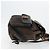 Mochila GUCCI Bamboo de ante azul marino y oro 003 2058 0016 Auth 183957 Dorado - vista 3