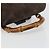 Mochila GUCCI Bamboo de ante azul marino y oro 003 2058 0016 Auth 183957 Dorado - vista 7