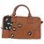 LOEWE Studio Ghibli My Neighbor Totoro Amazona 28 Leather 2way Auth 167413SM Marrone Argento - vista 13