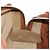 LOEWE Studio Ghibli My Neighbor Totoro Amazona 28 Leather 2way Auth 167413SM Marrone Argento - vista 28