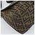 FENDI Borsa a Spalla Mamma Baguette in Tela Zucca Nero Marrone Autentica 187565SAV - vista 15