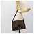 FENDI Borsa a Spalla Mamma Baguette in Tela Zucca Nero Marrone Autentica 187565SAV - vista 23
