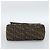 FENDI Borsa a Spalla Mamma Baguette in Tela Zucca Nero Marrone Autentica 187565SAV - vista 5