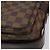 LOUIS VUITTON Borsa a Spalla Damier Ebene Naviglio N45255 LV Auth ka4790 - vista 15