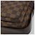 LOUIS VUITTON Borsa a Spalla Damier Ebene Naviglio N45255 LV Auth ka4790 - vista 9