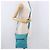 Borsa a tracolla PRADA Nylon Azzurro Chiaro Argento Auth 186844A Blu chiaro - vista 29
