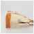 Tote Sac cabas PRADA en toile beige argenté Auth ka4818V - vue 3