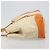 Tote Sac cabas PRADA en toile beige argenté Auth ka4818V - vue 4