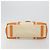Tote Sac cabas PRADA en toile beige argenté Auth ka4818V - vue 5
