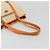Tote Sac cabas PRADA en toile beige argenté Auth ka4818V - vue 8