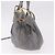 Borsa Miu Miu in pelle 2way Grigio Oro Autentica 187651A Marrone D'oro - vista 3