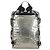 PRADA Backpack PVC Canvas Silver Auth 184815M Silvery - view 2