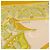 Hermès HERMES Carré 90 Sciarpa "CIELS BYZANTINS" Seta Gialla Autentica 185812 Giallo - vista 12