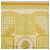 Hermès HERMES Carré 90 Sciarpa "CIELS BYZANTINS" Seta Gialla Autentica 185812 Giallo - vista 3