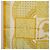 Hermès HERMES Carré 90 Sciarpa "CIELS BYZANTINS" Seta Gialla Autentica 185812 Giallo - vista 5