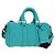 LOUIS VUITTON Taurillon Clemence Keepall Bandouliere 25 Bag M11996 Auth 185940SM Turquoise