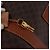 Céline Borsa Boston CELINE Macadam Canvas PVC Pelle Marrone Oro Auth 185993 D'oro - vista 10