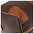Céline Borsa Boston CELINE Macadam Canvas PVC Pelle Marrone Oro Auth 185993 D'oro - vista 16