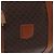 Céline Borsa Boston CELINE Macadam Canvas PVC Pelle Marrone Oro Auth 185993 D'oro - vista 19