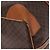 Céline Borsa Boston CELINE Macadam Canvas PVC Pelle Marrone Oro Auth 185993 D'oro - vista 9