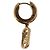 Orecchini FENDI Aurochre Rhinestones Pierce metallo Gold Auth SW2373V D'oro - vista 10