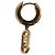 Orecchini FENDI Aurochre Rhinestones Pierce metallo Gold Auth SW2373V D'oro - vista 11