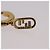 Orecchini FENDI Aurochre Rhinestones Pierce metallo Gold Auth SW2373V D'oro - vista 12