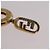 Orecchini FENDI Aurochre Rhinestones Pierce metallo Gold Auth SW2373V D'oro - vista 4