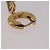 Orecchini FENDI Aurochre Rhinestones Pierce metallo Gold Auth SW2373V D'oro - vista 6