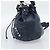 BALENCIAGA Giant Mini Pom Pom Hand Bag Leather 2way Navy Silver Auth 186261SM Argento Blu navy - vista 4