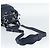 BALENCIAGA Giant Mini Pom Pom Hand Bag Leather 2way Navy Silver Auth 186261SM Argento Blu navy - vista 8
