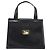 Céline Borsa Tote CELINE Horse Carriage in pelle nera e oro Auth 187792A Nero D'oro - vista 13