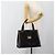 Céline Borsa Tote CELINE Horse Carriage in pelle nera e oro Auth 187792A Nero D'oro - vista 22
