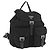 Zaino PRADA Nylon Nero Argento Auth 179537