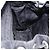 Zaino PRADA Nylon Nero Argento Auth 179537 - vista 26