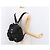 Zaino PRADA Nylon Nero Argento Auth 179537 - vista 31
