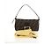 FENDI Zucca Canvas Mamma Baguette Shoulder Bag Black Brown Auth 185961SAM Marrone Nero - vista 12
