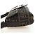 FENDI Zucca Canvas Mamma Baguette Shoulder Bag Black Brown Auth 185961SAM Marrone Nero - vista 3