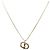 Collana Christian Dior in metallo Oro Autentica SW2437 D'oro