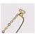 Collana Christian Dior in metallo Oro Autentica SW2437 D'oro - vista 13