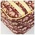 Borsa a tracolla Christian Dior Trotter Canvas PVC Rosso Argento Auth 185951 - vista 16